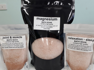 Magnesium Bath Soak 200gm Revitalise and Invigorate