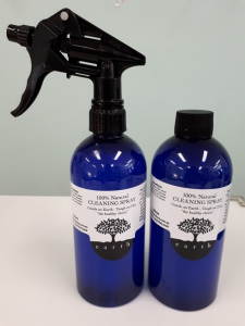 natural cleaning spray and refill